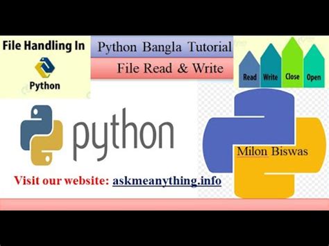 Image result for Read and Right File On Python Code in Bangla
