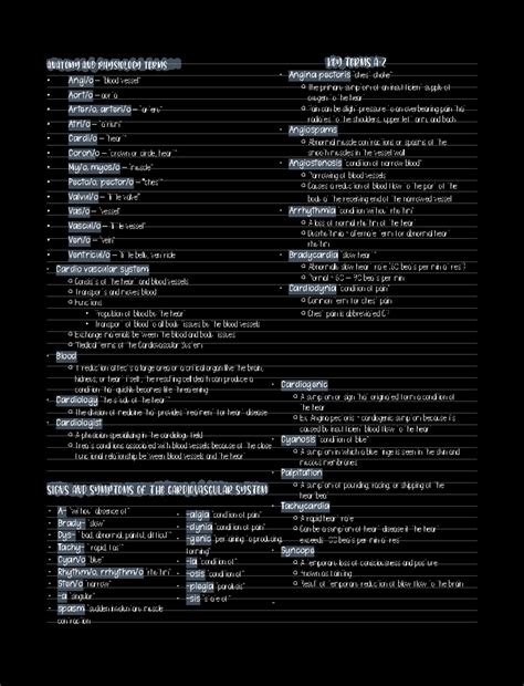 Ch 8 Lecture - , Anatomy and Physiology Terms Key terms a-Z Angi/o ...