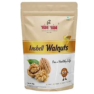 YUM YUM 100% Natural Dried Californian Inshell Walnut 500g | Premium ...