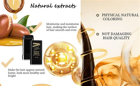 UKIZO New Hair Color Comb Stick, Waterproof and Sweat-Proof Instant ...