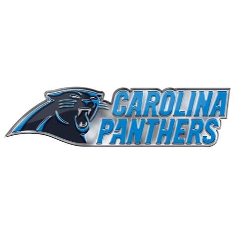 Carolina Panthers Color Alternate Logo Car Emblem - Sports Unlimited