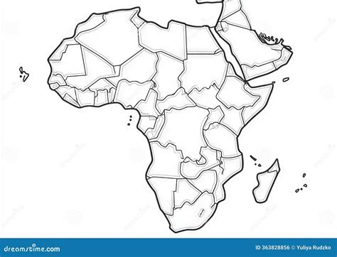 Africa Outline Map