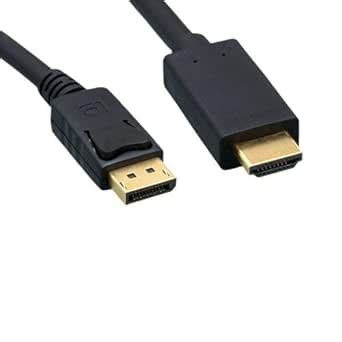 KENTEK Kentek 3 Feet FT DisplayPort Display Port to HDMI Male to Male M ...