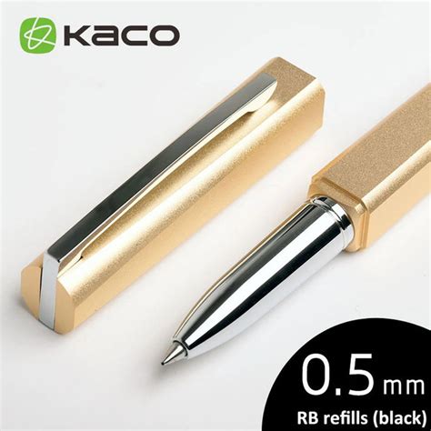 KACO, Roller Pen - SQUARE GOLD. — SWASTIK penn