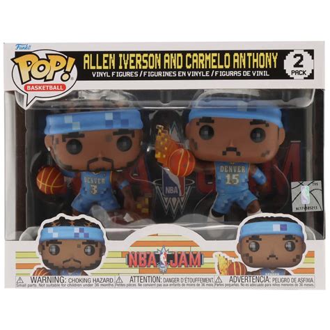 FUNKO Pop! NBA JAM: Nuggets- Allen Iverson/Camelo Anthony 2PK MULTI ...