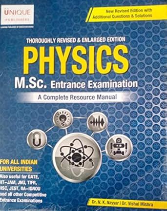 Amazon.in: Buy Physics MSc Entrance Examination By NK Nayyar Second ...