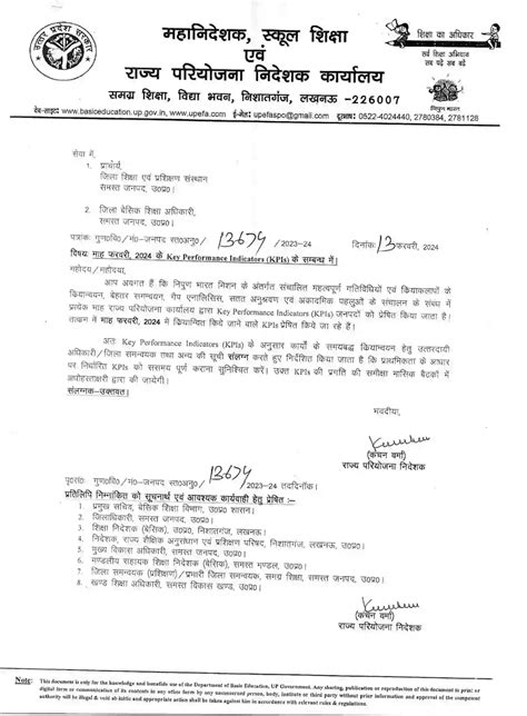 माह फरवरी, 2024 के Key Performance Indicators (KPIs) के सम्बन्ध में ...