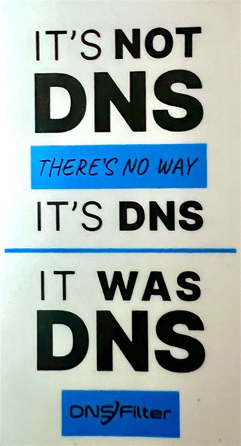 David Appelbaum, M.Ed. on LinkedIn: Yes, it’s not the DNS. No, it is ...