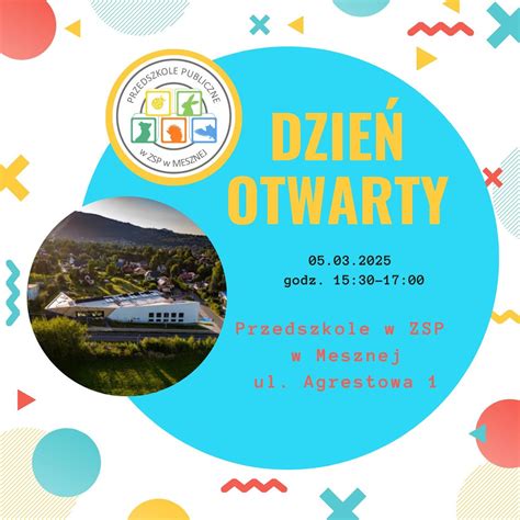 Dzień Otwarty Przedszkola, ul. Agrestowa 1, 43-360 Meszna, Poland ...