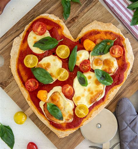 Show The Love Healthy Heart Shaped Pizza Recipe