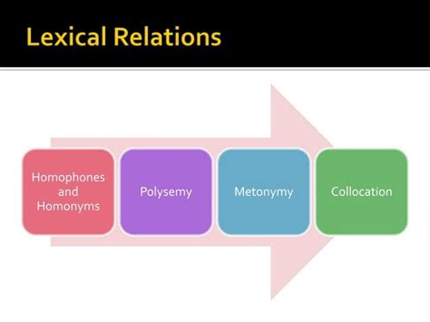 Image result for Lexical Relations