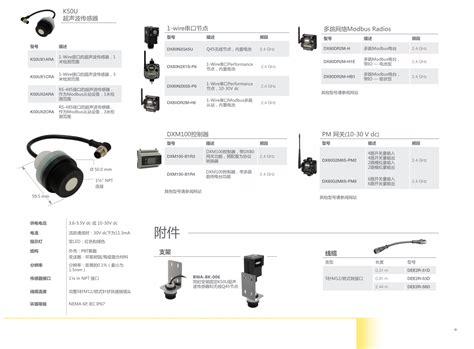 无线超声波传感器K50U 系列 - 激光测距传感器 - 无锡泓川科技有限公司