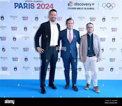 Milan, Photocall "Olympic Games PARIS 2024" streaming on Discovery - Alessandro Araimo, CEO ...