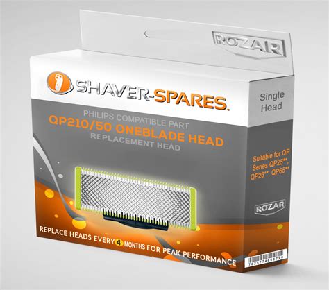 Rozar Branded One Blades replacement Shaving Head - Shaver Heads ...