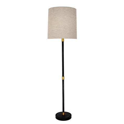 Shop Now Sarasota Black & Gold Floor Lamp | Lillian Home