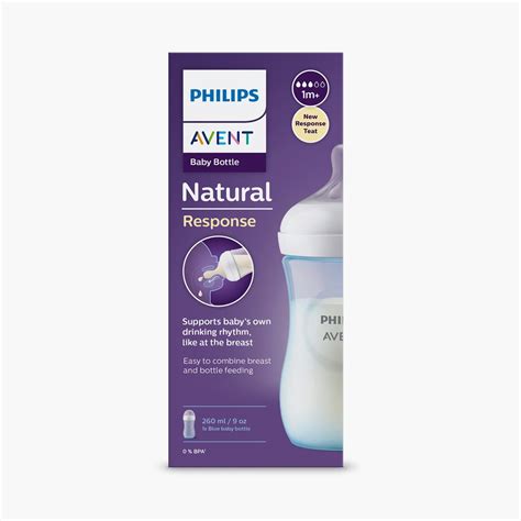 Buy Philips Avent Natural Response Baby Bottle - 260 ml from Philips at ...