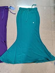 dermawear Women Blended Fabric Saree Shapewear Petticoat (Brown, S ...