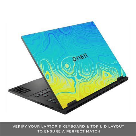 Ocean Gradient Waves HP Omen Gaming 16 Laptop Skin