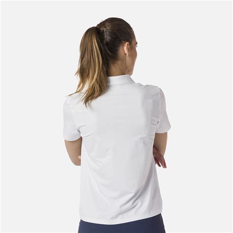 Rossignol Women's lightweight breathable polo shirt | White | Rossignol