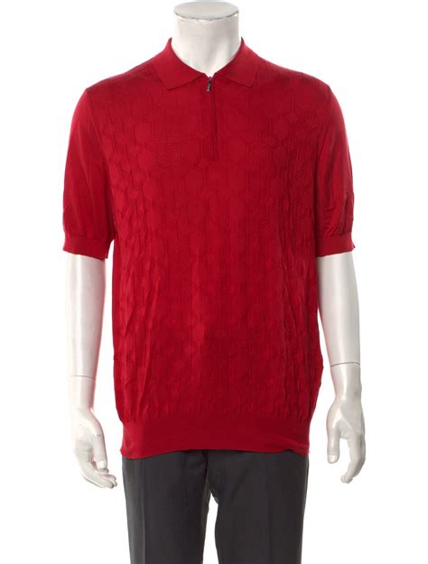 Zilli Silk Collar Polo Shirt - Red Polos, Clothing - ZIL22776 | The ...