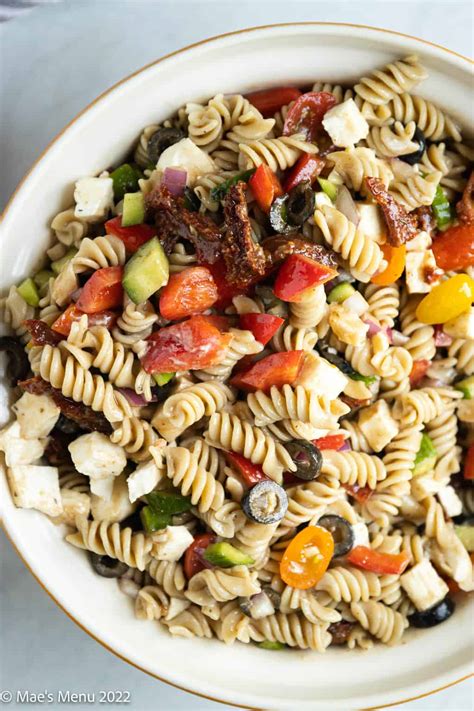 Balsamic Pasta Salad - Mae's Menu