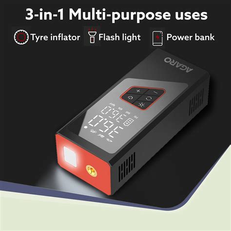 AGARO Regency Cordless Tyre Inflator, Portable Air Compressor – Agaro
