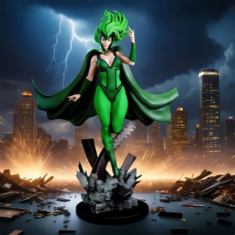 Buy Magnetic Force Heroine STL 3D Print Figurine | Energy Control Stl ...