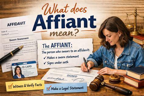 What Does Affiant Mean? ⚖️ Simple Legal Meaning Explained Clearly