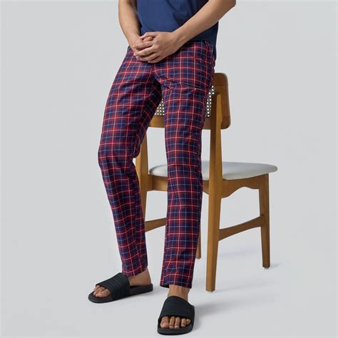 Buy Autumn Maroon Checkmate Cotton Pyjamas Online in India – XYXX Apparels