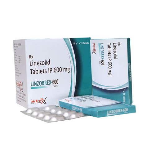 Linezolid 600mg TABLETS Mcbrex Lifesciences