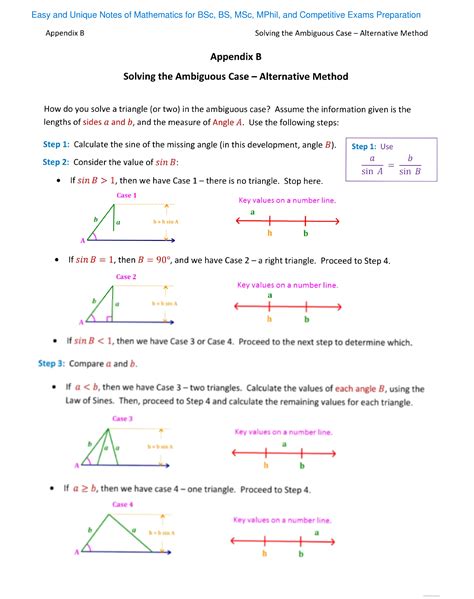 Image result for Ambiguous Case Trigonometry