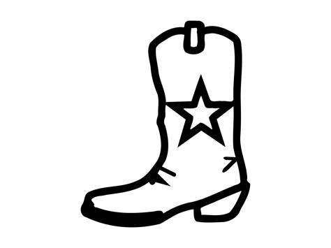 Cowboy Boot Clipart