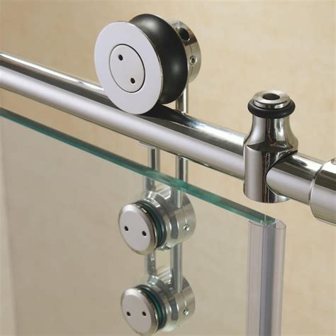 DreamLine Enigma-Z Polished Stainless Steel 56-in to 60-in W x 76-in H ...