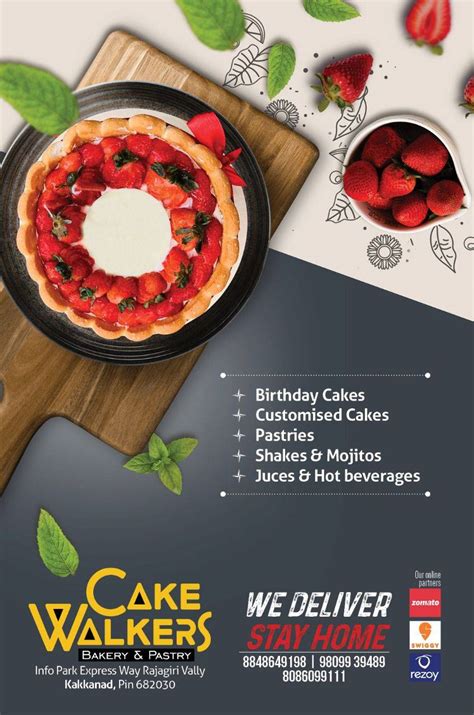 Menu at Cake Walkers Bakery & Pastry, Kakkanad
