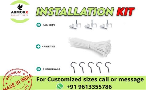 ARMORX Black Anti-Bird Net UV-Stabilized HDPE Multi-Filament Net with ...