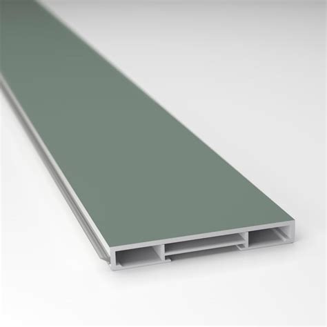 NICKEBO plinth, matt grey-green, 220x8 cm (865/8x31/8") - IKEA