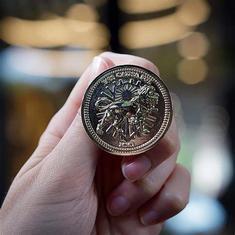 Buy John Wick Continental Coin (Ens Causa Sui) Die-Cast Pin Replica ...