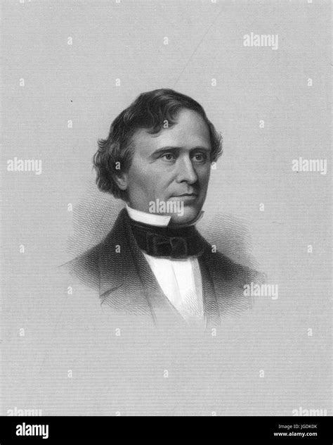 Engraved portrait of Franklin Pierce, 14th President of the United ...
