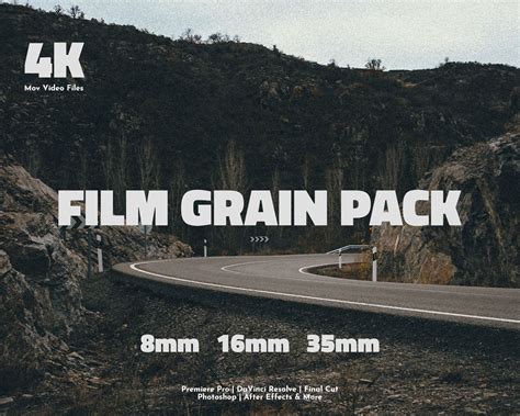 30 Professional 4K Film Grain Video & Textures Pack | 8mm, 16mm, 35mm ...