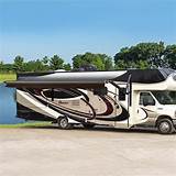 Buy Awnlux Black Motorized Modular Retractable RV Awning Full Set ...