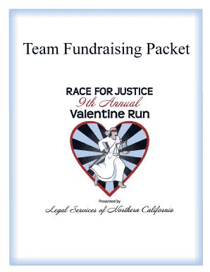 Fillable Online lsncrun Team Fundraising Packet - LSNC Valentine Run ...