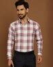 Buy Pink Shirts for Men by INDIAN NEEDLE Online | Ajio.com