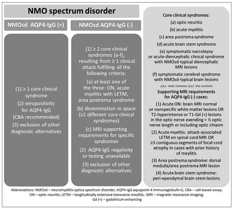 The Immunology of Neuromyelitis Optica—Current Knowledge, Clinical ...