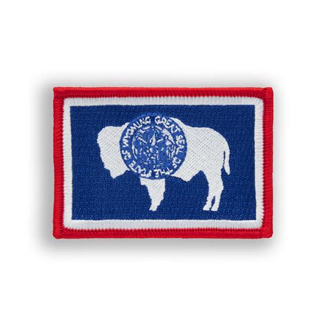 Wyoming State Flag Patch | Disc Golf Patches