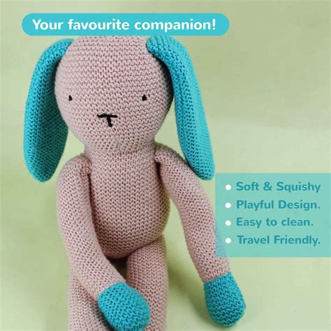 Soft Toys - Oreo Crochet Cuddly Buddy Plush Toy For 1-6 Years – Shumee