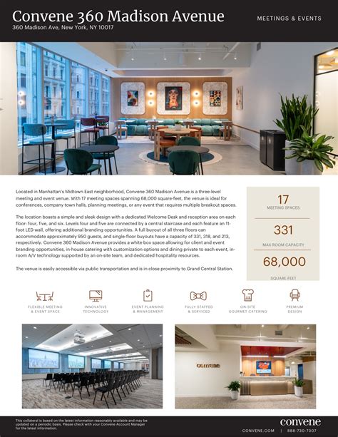 Convene 360 Madison Avenue | New Meeting & Event Space in Midtown New ...