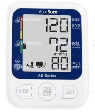 Accusure As Series Automatic Blood Pressure Monitoring System 1 - Uses ...