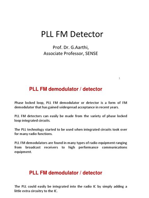 Image result for PLL FM Modulation
