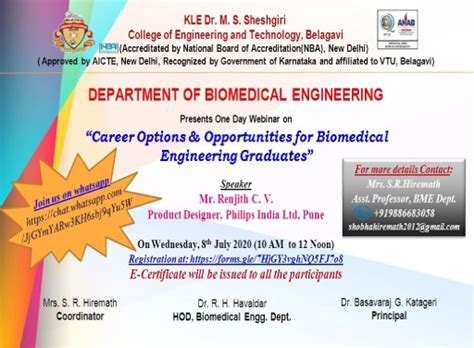 Career Options & Opportunities for Biomedical Engineering Graduates ...
