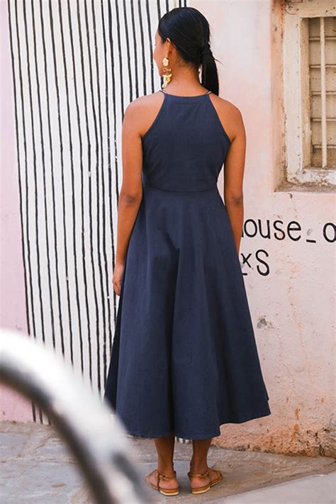 Okhai "Orchard" Suf Embroidered and Bead work Pure Cotton Dress ...